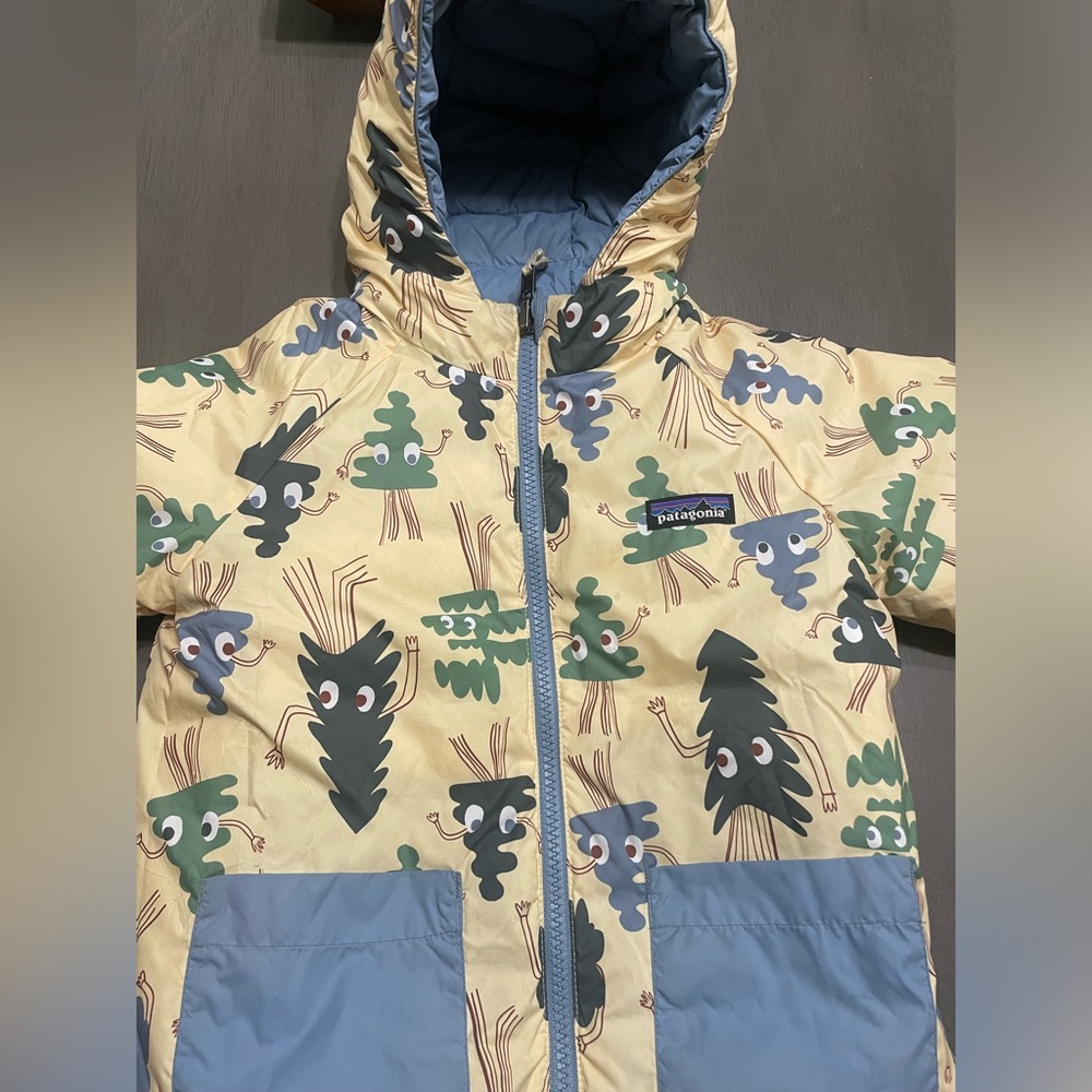 Patagonia 5T winter puffer coat.